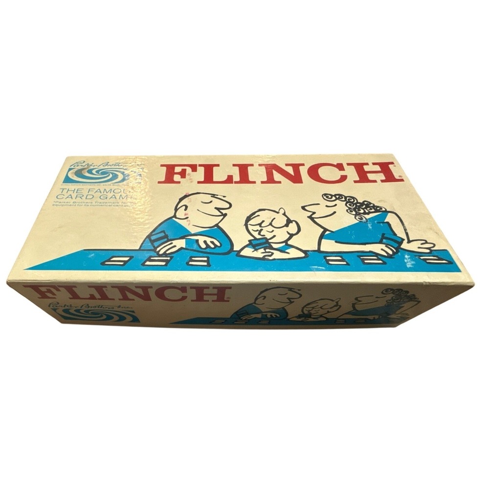 Vintage 1963 Parker Brothers FLINCH The Famous Card Game Complete w/ Instruction